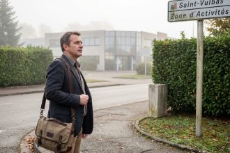 Homme d'affaires en extérieur près de SaintVulbas