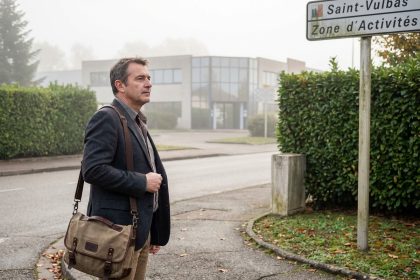 Homme d'affaires en extérieur près de SaintVulbas